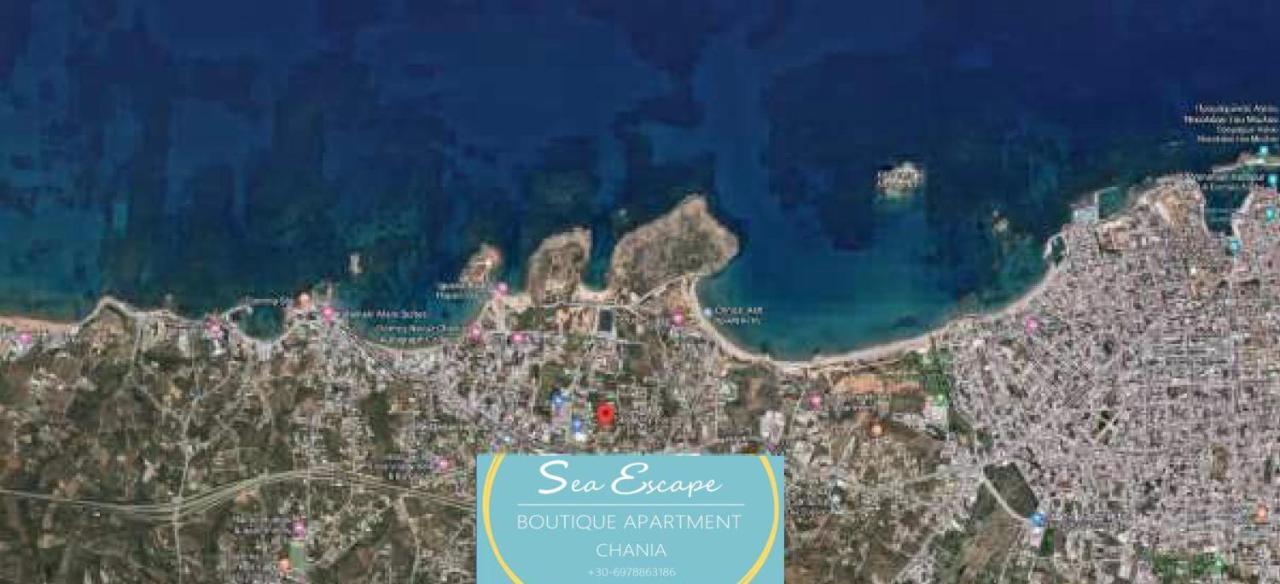 New Sea Escape Boutique Apt-Agii Aposto Li Beach Chania  Exteriör bild